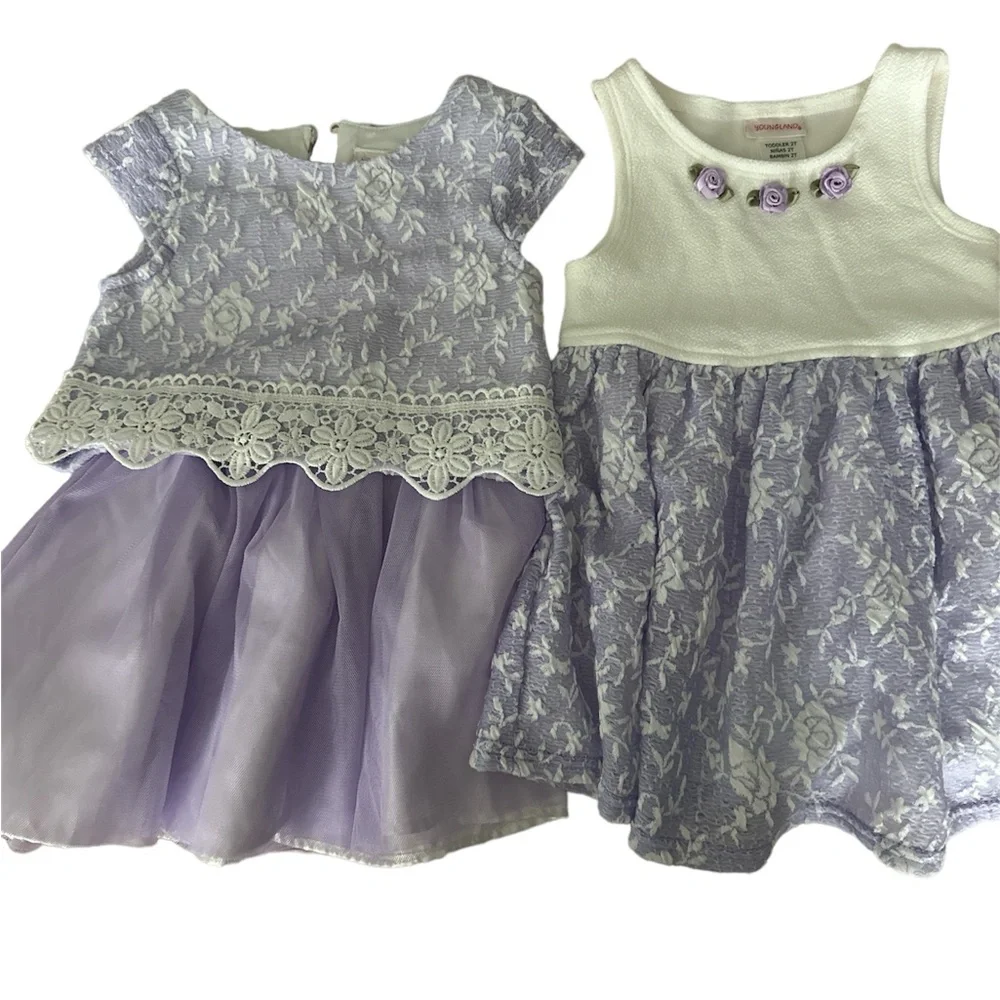 Mix and match lavander dress and skirt set